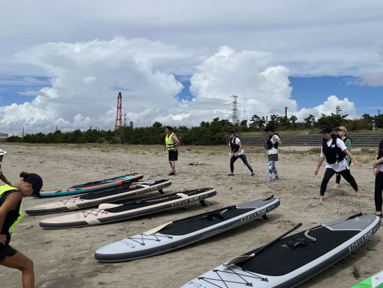 湊浜ビーチSUP体験  基礎からパドルテクニックまでしっかりレクチャー！初心者でも安心＜4～11月／多賀城駅送迎可／七ヶ浜＞ 