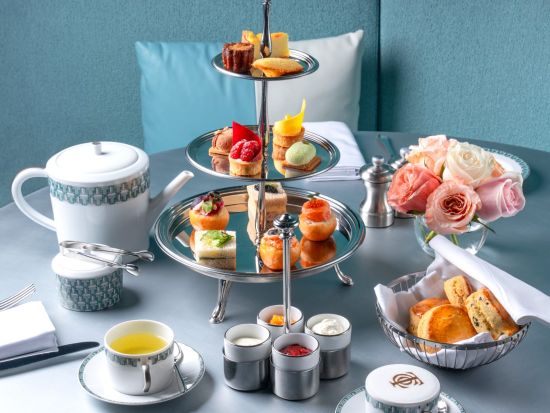 TIFFANY ＆ CO ブルーボックスカフェ（Blue Box Café）☆夢のティファニーで朝食！食事券＆事前予約サービス＜朝食／ティー＞*ドバイ・モール内