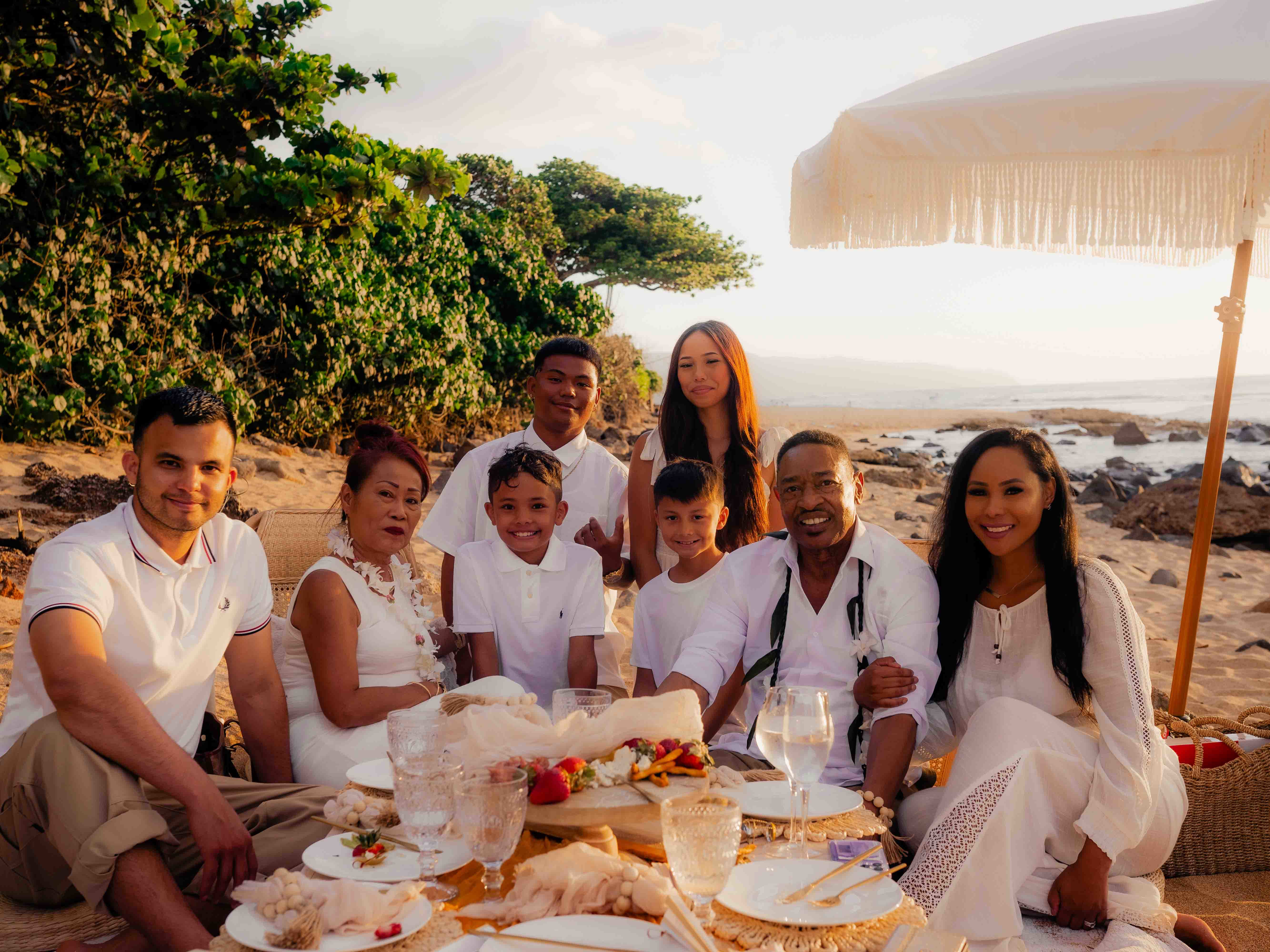 Private Beach Picnic Celebration with Professional Photographer