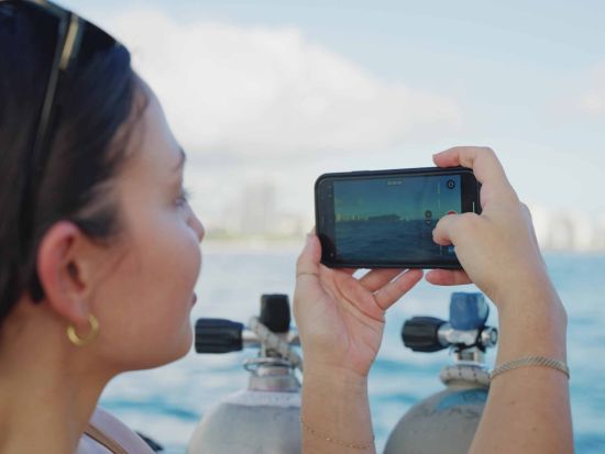 ホエールウォッチ　定員6名の少人数で楽しむクルーズ　ソフトドリンク＆スナック付き！貸切プランもご用意＜12月～4月／ワイキキ発＞