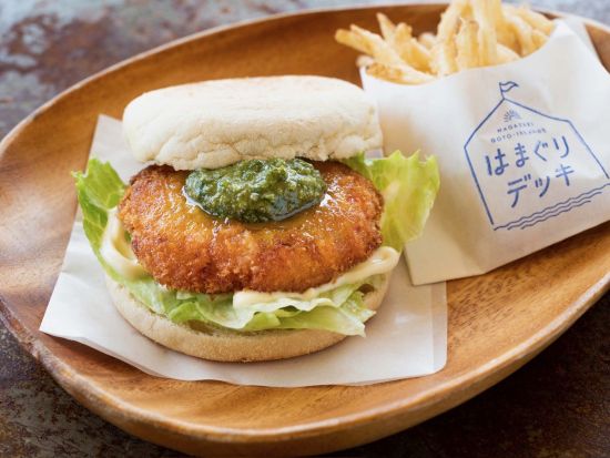 はまぐりデッキ「スリミバーガー」引換券  ＜新上五島町＞