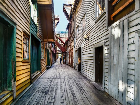 ベルゲン市内ウォーキングツアー　ベルゲンの歴史を紐解く街歩き　ベルゲンフス城＋世界遺産ブリッゲン地区＜約2時間／ベルゲン発＞