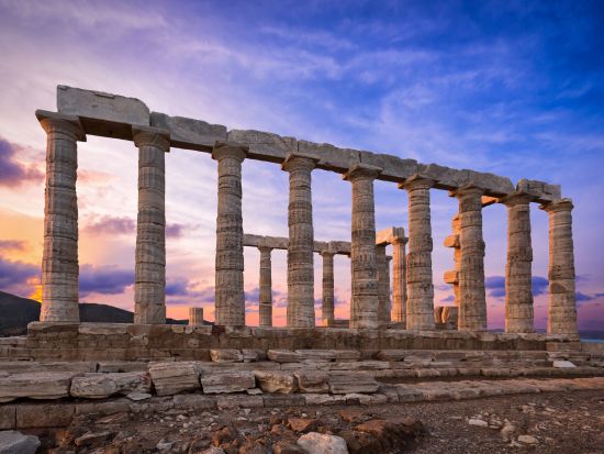 スニオン岬サンセット鑑賞ツアー ポセイドン神殿観光＜英語／アテネ発＞