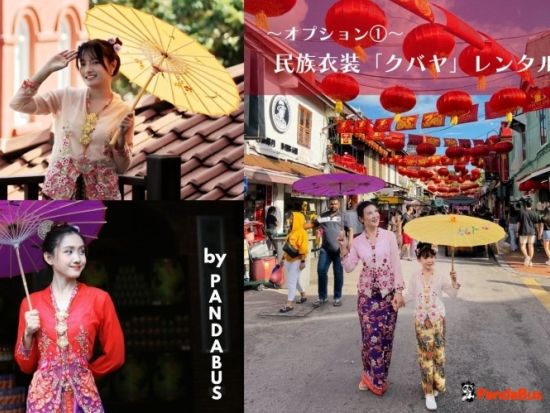 朝早めの出発で混雑回避！半日マラッカ自由散策ツアー　伝統衣装クバヤレンタルプラン＆アフタヌーンティー付きプランあり＜午前／日本語ガイド＞