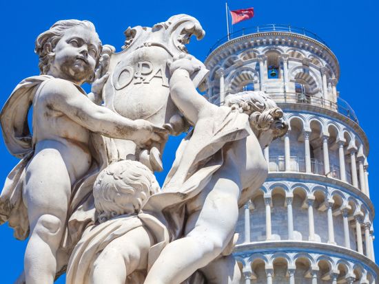 往復バスだけのフリープラン有！斜塔＆ドゥオモ入場付きピサ半日観光ツアー＜午後／フィレンツェ発／英語ガイド＞