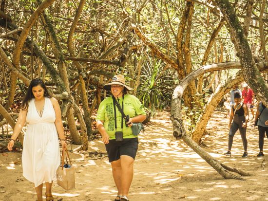 クアロア・ランチ　カネオヘ湾カタマランクルーズ・オーシャンボヤージ＆古代養魚池（フィッシュポンド）巡りツアー＜90分＞