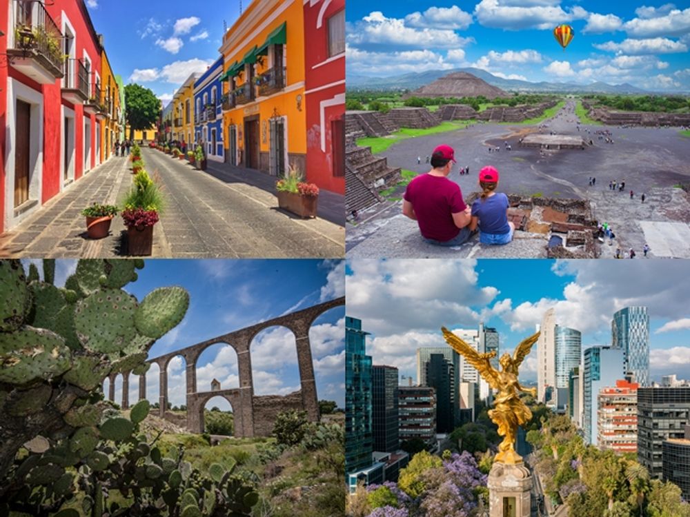 世界遺産4カ所巡りツアー 天使の街プエブラ&メキシコシティ歴史地区 