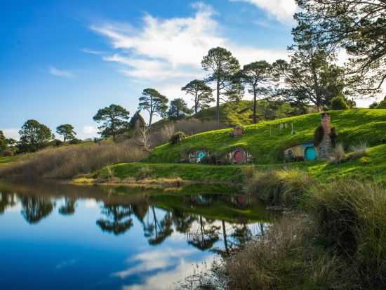 映画撮影地に行ける！「ロード・オブ・ザ・リング」の舞台 ホビット村の1日観光ツアー　ワイトモ付きよくばりプランあり＜日本語ガイド／送迎付き＞