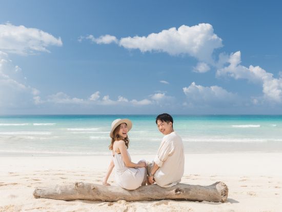 観光フォト ショートプラン 宮古島屈指の最高のロケーションで思い出を！＜30分／40カット／宮古島＞