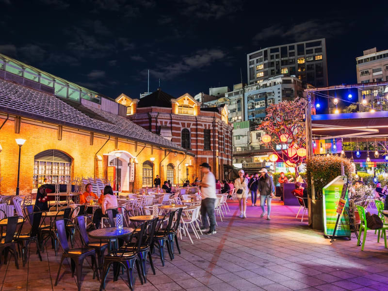 Taiwan_taipei_Ximending at night_pixta_109840706