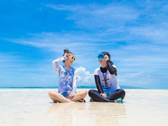 幻の島上陸＋シュノーケリングツアー 幻の島と美しい海を満喫 南の島の