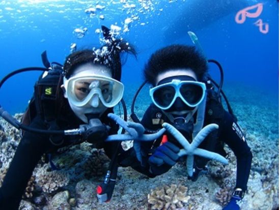 慶良間体験ダイビング＋シュノーケリングコース 沖縄の絶景海中世界を満喫 写真プレゼントあり＜1日／1～2DIVE／那覇市内送迎無料／那覇発＞