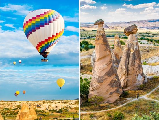 世界遺産カッパドキア1日観光　地下都市やギョレメなど希望スポットへご案内　ギョレメ気球付きプランあり＜貸切／昼食付／日本語ガイド／カッパドキア発＞