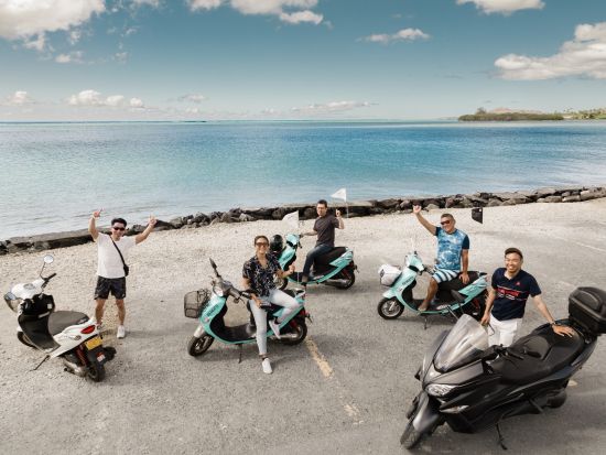 スクーターレンタル　オアフ島で自由気ままなツーリングを楽しもう！乗車レッスン＆オリジナルコースマップ付き＜1日～6日＞