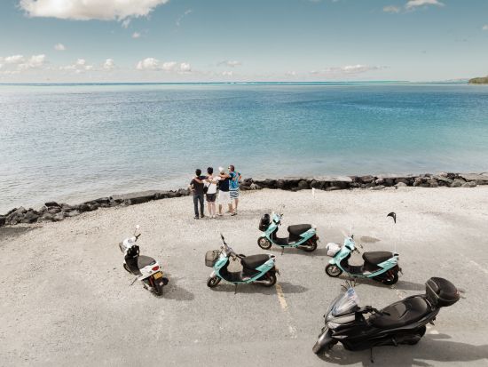 スクーターレンタル　オアフ島で自由気ままなツーリングを楽しもう！乗車レッスン＆オリジナルコースマップ付き＜1日～6日＞