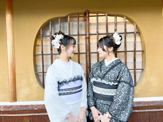 【着物・浴衣レンタル】レースデザインや振袖で京都散策♪ ＜翌朝10時まで返却無料／清水寺付近＞ by 着物レンタル KIYOMI
