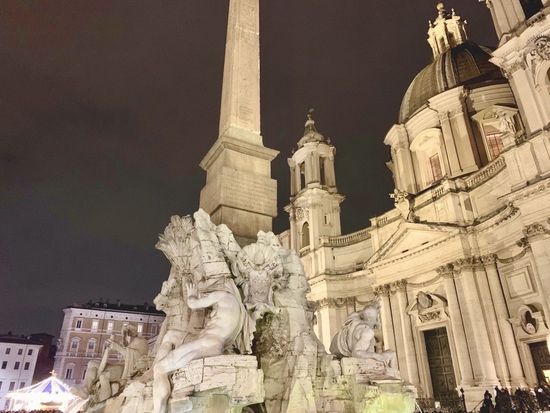 ナヴォーナ広場夜