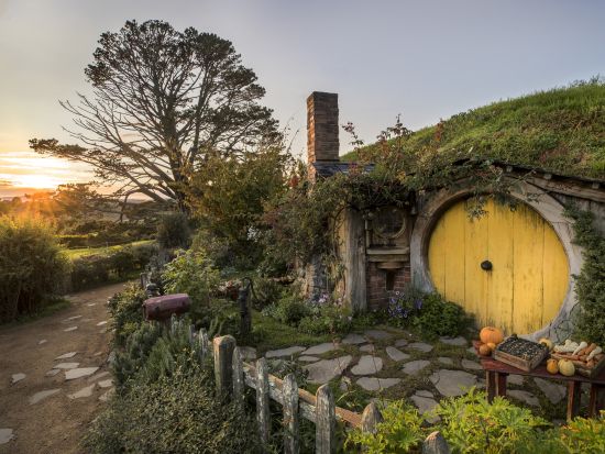 ホビット村1日観光ツアー　『ロード・オブ・ザ・リング』のロケ地を訪れる！ロトルアお送りも選択可能＜英語ガイド／オークランド発＞