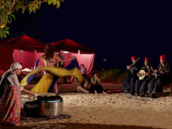 ラクダ乗り体験＆ベドウィンディナー　砂漠の中心で過ごす特別な夜＜英語／シャルム・エル・シェイク発＞