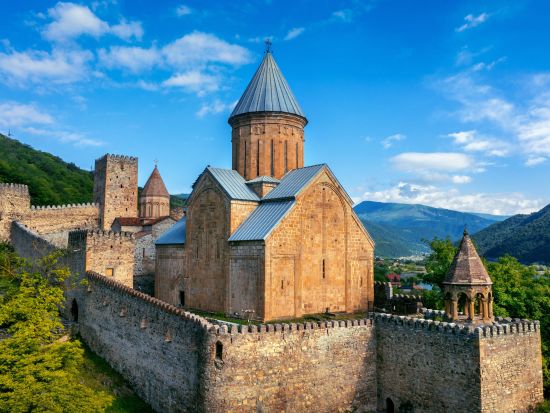 古代都市ムツヘタ＆城塞都市アナヌリ 1日観光ツアー　ジョージア料理のランチ付き＜貸切／日本語ガイド／6時間／トビリシ発＞