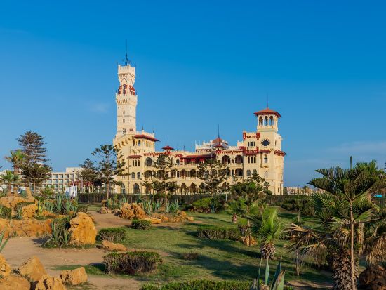 【混載】港町アレクサンドリア観光！アレクサンドリア図書館＋クエイトベイ城＋モンタザガーデンなど＜終日／英語／送迎付／アレクサンドリア発 or カイロ発＞