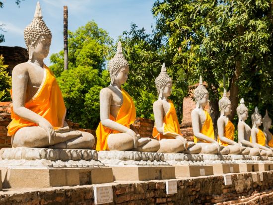 アユタヤ4大遺跡＆クルーズでゆったり巡るチャオプラヤー川観光ツアー　歴史と文化に触れる一日＜日本語ガイド／ランチビュッフェ＞