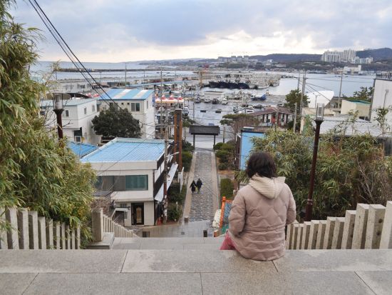 【釜山発・近郊観光ツアー】浦項ドラマロケ地1日ツアー　『海街チャチャチャ』『この恋は不可抗力』など＜ホテル送迎付／日本語ガイド／昼食付＞