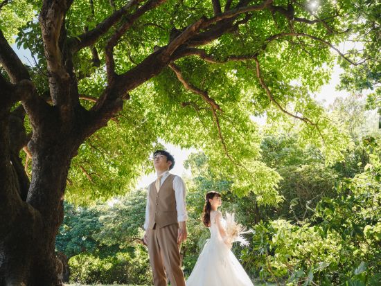 宮古島ウエディングフォトプラン 選べる4プランをご用意 抜群のロケーションで一生に一度の思い出を＜撮影データ・衣装・メイク・小物レンタル付／宮古島＞