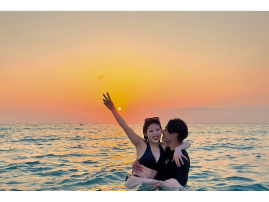 【貸切】サンセット クリアSUP/カヤック＜60〜90分／ドローン撮影付／宮古島＞