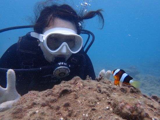 ビーチ体験ダイビング　水中写真プレゼント！持ち物は水着とビーチサンダルだけ！（シャワー・更衣室・ドライヤー・タオル完備）