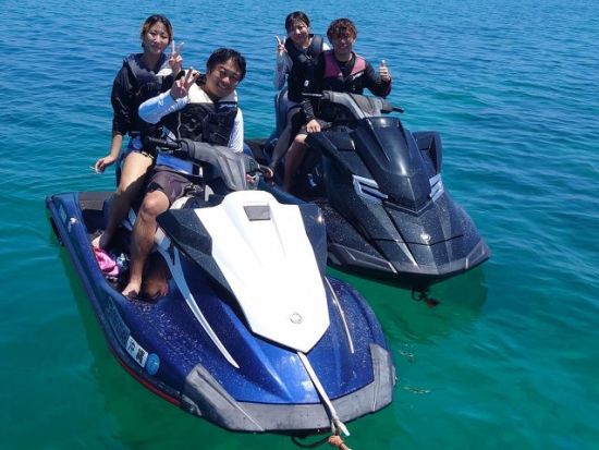 ジェットスキーレンタル 1時間プラン 1～3名で利用しても同じ料金！複数人の参加でお得なプラン＜特殊小型免許要／宜野湾＞