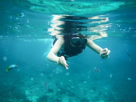 ジェットスキー操船体験&シュノーケリング　免許がなくてもOK！透明度抜群サンゴ礁エリアでシュノーケリングも満喫＜30分／宜野湾＞