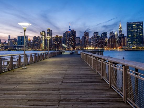 ニューヨーク夜景観賞ツアー　マンハッタン＆ニュージャージー州のベストロケーション4か所を巡る ＜英語ガイド／マンハッタン地区送迎付＞