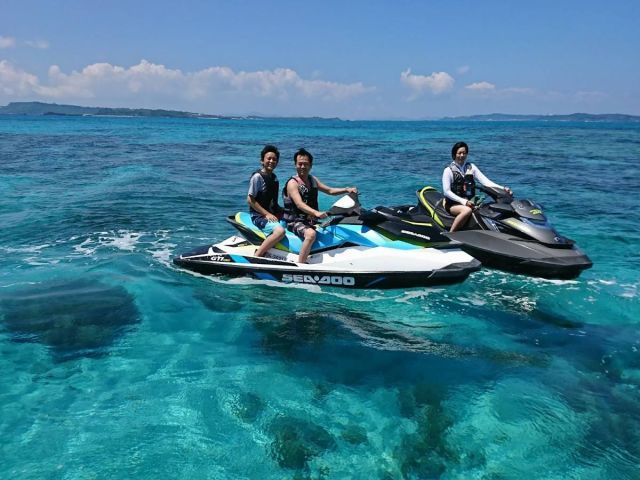 ジェットスキーレンタルツーリング 操舵体験やマーブルやウェイク