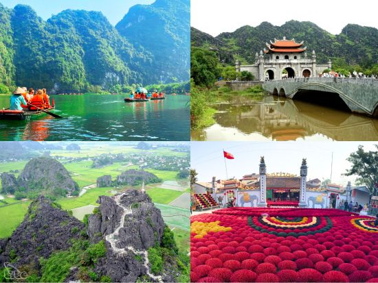 世界遺産チャンアン＋古都ホアルー＋ムア洞窟観光ツアー　選べるクアンフーカウ線香村立ち寄り＜1日／日本語ガイド／昼食・PHO10の夕食付き／貸切プランあり＞