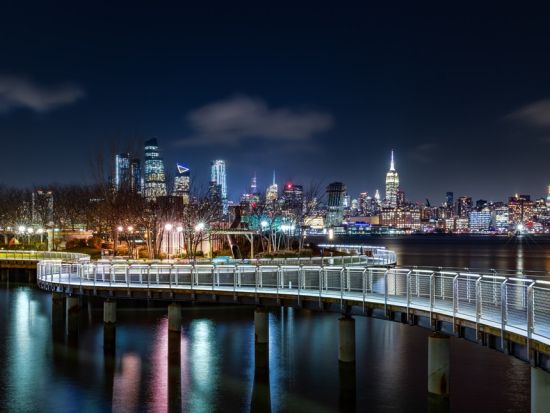 ニューヨーク夜景観賞ツアー　マンハッタン＆ニュージャージー州のベストロケーション4か所を巡る ＜英語ガイド／マンハッタン地区送迎付＞