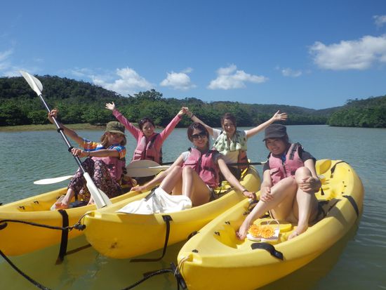 ②いざ、沖縄最大級のマングローブへ！