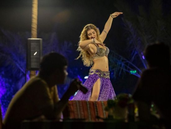 【貸切・混載】日本語ガイドで安心！デザートサファリ　砂丘ドライブ＋BBQディナー＋ファイヤーショー＜午後発／往復送迎付／BBQディナー付／ドバイ発＞