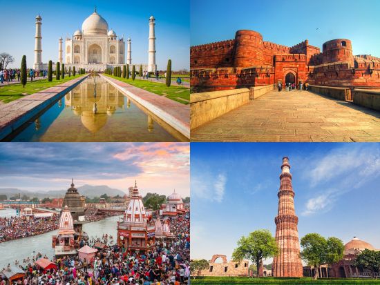 4都市周遊 3泊4日観光ツアー デリー＋アグラ＋リシケシ＋ハリドワール ヨガ体験付き＜貸切／日本語ガイド／宿泊＆食事付き／デリー空港発着＞