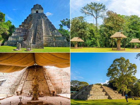グアテマラ＆ホンジュラス　世界遺産のマヤ遺跡3か所を巡る2泊3日宿泊ツアー＜日本語ガイド／アンティグアまたはグアテマラシティ発＞