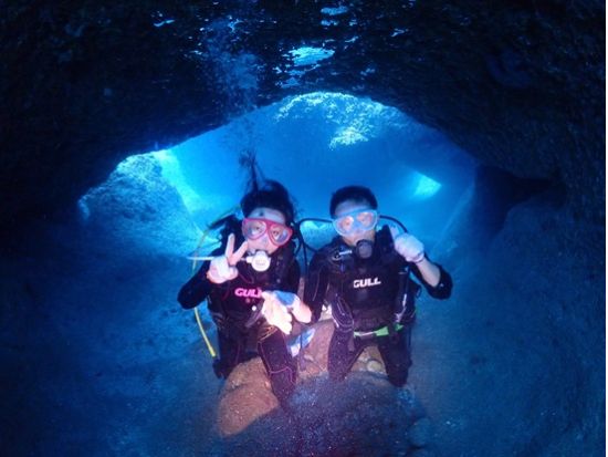 体験ダイビング 宮古島の神秘的な海中世界を探検！大型ダイビングボートで広々快適！初心者大歓迎！＜1～2ダイブ／水中写真プレゼント／半日から１日／宮古島＞