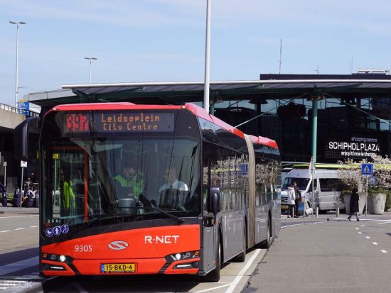 【空港シャトル】アムステルダム空港エクスプレス　バス乗車チケット