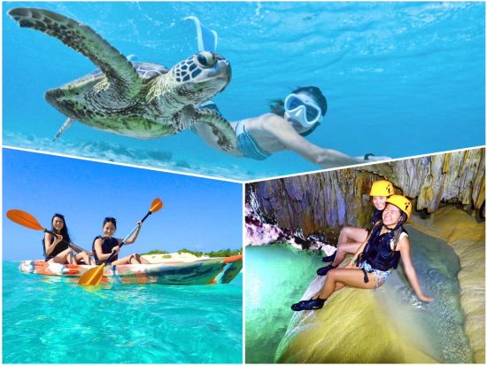 パンプキン鍾乳洞＆シーカヤック＋選べるアクティビティで宮古島の海を満喫しよう！＜1日／宮古島＞ by宮古島 ADVENTURE PiPi