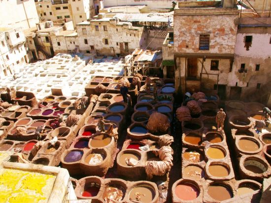 フェズ2日3泊ツアー　お客様の時間に合わせてお迎え＆お送りが可能！染色場見学や展望台などを訪問＜英語／フェズ発着＞