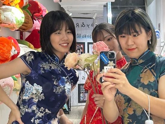 7チャイナドレス体験