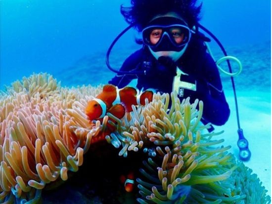 【サンゴ礁・体験ダイビング】完全貸切でサンゴ礁と熱帯魚の餌付け満喫！GoPro写真＆動画無料！地元沖縄人ガイド！口コミ＆写真満足度高評価！＜北谷町＞
