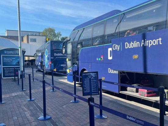 【空港シャトル】ダブリン・エクスプレス　バス乗車チケット