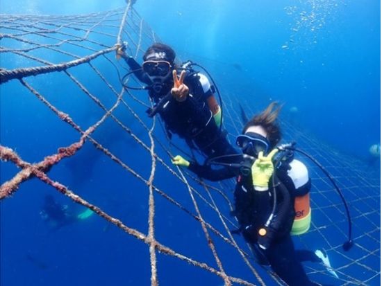 【ジンベエザメ・体験ダイビング】ガイド完全貸切で世界最大の魚類ジンベエザメと泳ぐ！ 100％の感動と200％の興奮！GoPro写真＆動画無料 ＜読谷村・恩納村＞