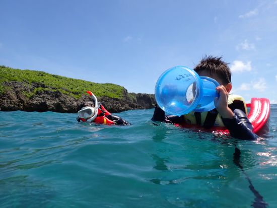 伊良部島 シーカヤック＋シュノーケリングツアー　伊良部島のマリンアクティビティを1日大満喫！＜2歳から参加OK／昼食付／宮古島＞