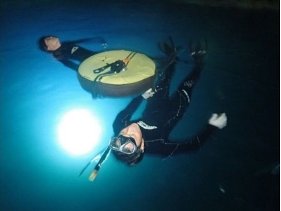 【星空＆夜光虫・ナイトシュノーケル】グループ割あり！地元沖縄人ガイドと神秘的な夜の青の洞窟へ！ GoPro写真＆動画無料！ 口コミ＆写真満足度高評価！＜恩納村＞